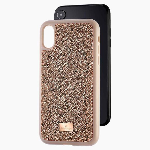 Swarovski GLAM ROCK SMARTPHONE IPHONE XS MAX Case In Rose Gold - Picture 4 of 10